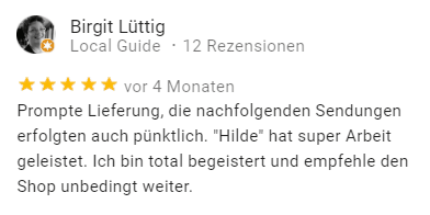 Google Bewertung HILDE Schlupfwespen